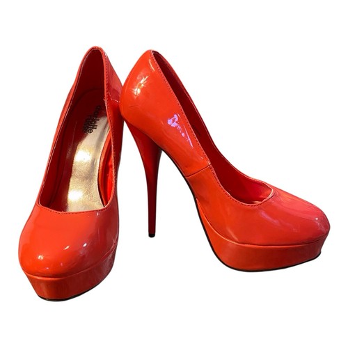 Stiletto coral shiny - 5”,