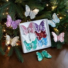 6pcs Christmas Butterflies