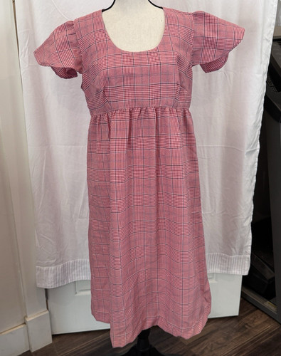 Vintage handmade gingham plaid - handmade,