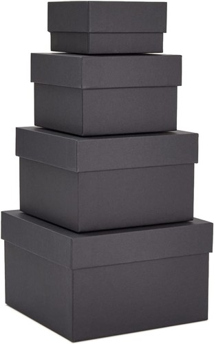 Square paper gift boxes with - gift,