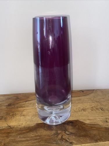 Two tone amethyst glass - two, taper