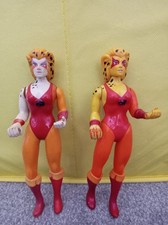 Thundercats Cheetara X2 Ljn 1980s Both Versions Variant Included. Vintage Figure