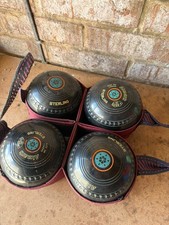 4x Sterling Almark Lawn Bowls