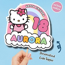Hello Kitty cake topper -