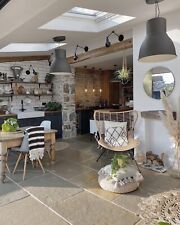 Sample of Tumbled Umbrian / Jaipur Limestone Floor Tiles Flagstone Paving Slabs