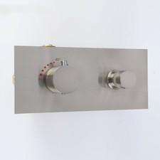 Bathroom Brushed Nickel Round