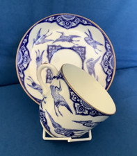 Antique Brownfield 'Birds in Flight' Bone China Cup and Saucer.