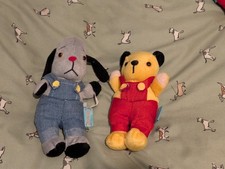 Vintage Sooty And Sweep Sooty Plush Beanie Plush Toys 2009 & 2004 16cm
