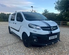 vauxhall vivaro crew camper van low mileage