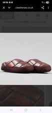 The North Face Mens Nuptse Tent Mules III Shiny Brown Orange 7 - 8.5