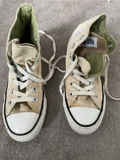 Converse All Star Beige High Top Shoes Women’s Size 5