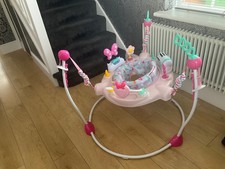Minnie Mouse Jumperoo  Disney Bright Starts In VGC rrp £100 batteries working