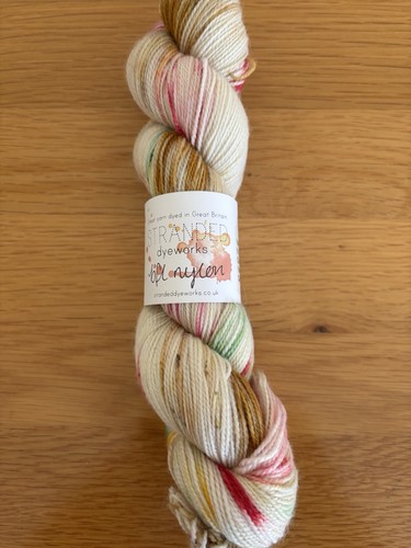Hand dyed shade - dyed, gingerbread