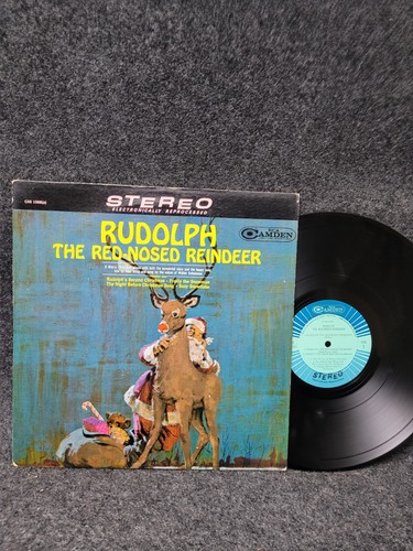 Vintage rudolph the - vintage, red-nosed