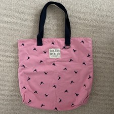 Jack Wills Organic Cotton Large Pink Canvas Bag