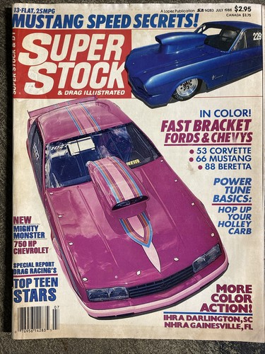 Super stock magazine - magazine, 1988