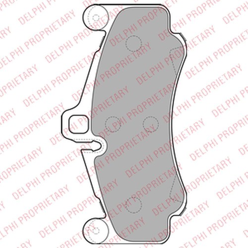 Brake pads set fits porsche - pads,