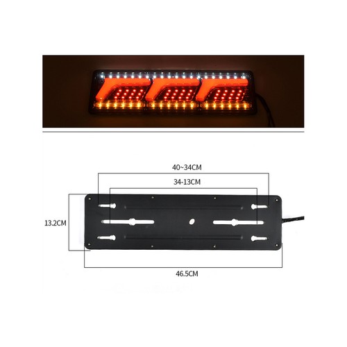 2pcs 24v led - 12/24v, trailer