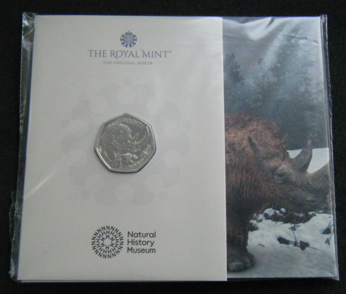 2024 woolly rhinoceros 50p - 2024,