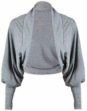 LADIES PLAIN BOLERO SHRUG
