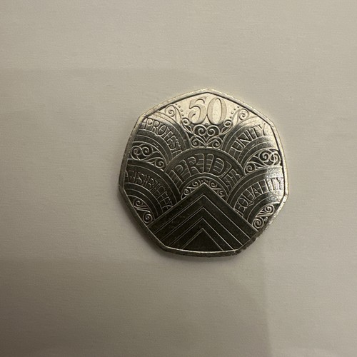 Rare 50p pride coin 2022 - rare,