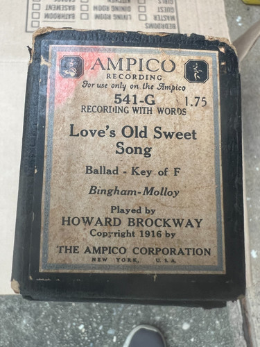 Vintage ampico piano - vintage,