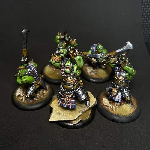 Painted trollkin fenblades - trollkin,
