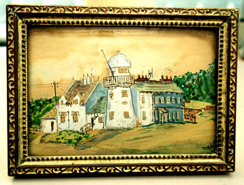 Signed antique watercolour - antique,