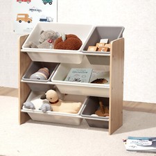 Kids Toy Storage Rack with 6