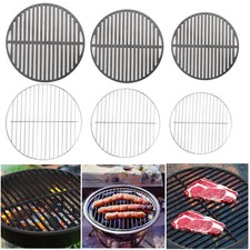 Round Cast Iron Barbecue Grill BBQ Cooking Grid Grate Replacement Camping Net