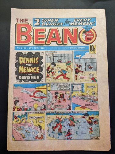Beano comic 2109 december - no,