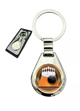 Ten Pin Bowling Lane (D) Personalised Metal Alpha Keyring in Gift Box
