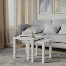 Set of 2 Square Wooden Nesting