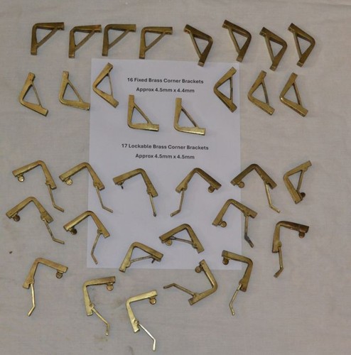 Vintage brass stair rods - brass,