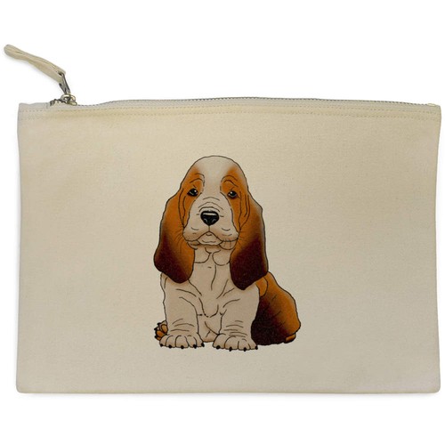 Basset hound puppy canvas - hound,