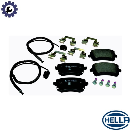 Brake pad set disc - set, 8db