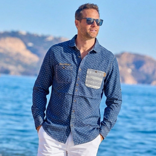 100 cotton mens casual shirts - 100%,