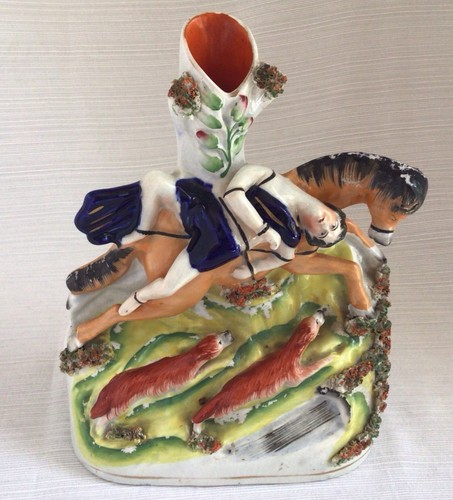 Antique staffordshire spill - antique,