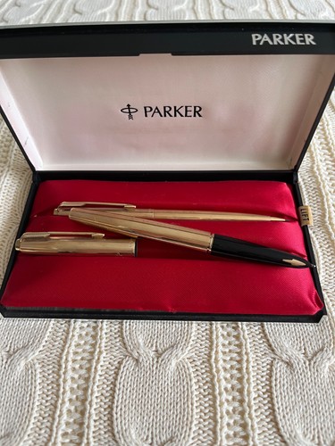 Parker pen set - pen, rolled