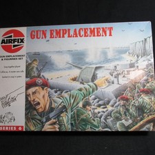 AIRFIX 06704.GUN EMPLACEMENT.HO/00 SCALE.