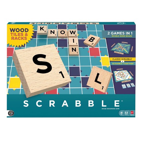 Scrabble wooden tiles racks - scrabble, &