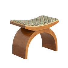 Art Deco Bentwood Stool in