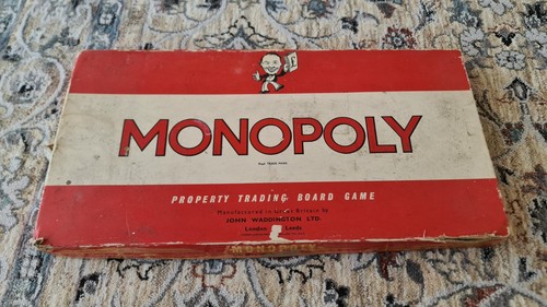 Vintage monopoly board - vintage, game