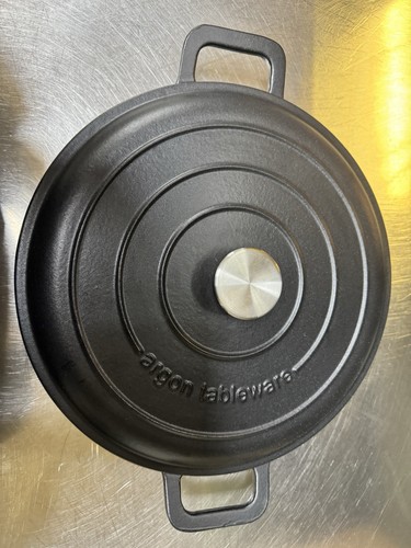 Cast iron shallow casserole - cast,