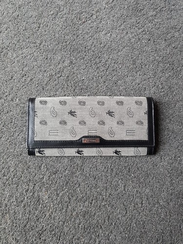 Etro canvas purse grey black - purse,