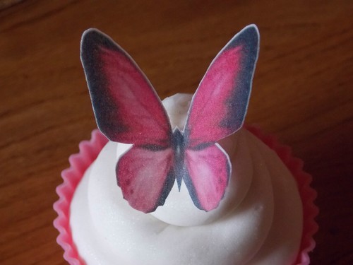 Precut edible fushia pink - 12,
