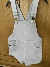 Zara Baby Pink Short Dungarees with Pockets Girls 18-24 Months