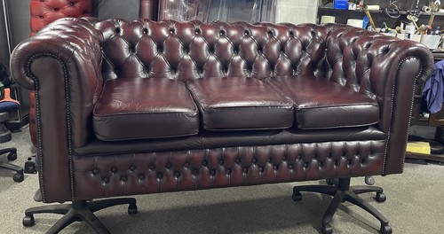 Oxblood red leather - red,