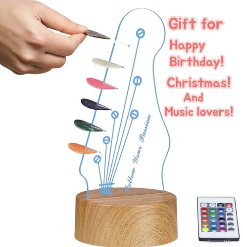 Led guitar pick holder - led,