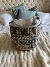 RALPH LAUREN Multi Colour Hartley Woven Tote Bag BNWT RRP £279